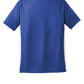 Sport-Tek Dry Zone Colorblock Crew T478 - True Royal/ White - Back (flat)