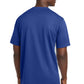 Sport-Tek Dry Zone Colorblock Crew T478 - True Royal/ White - Back