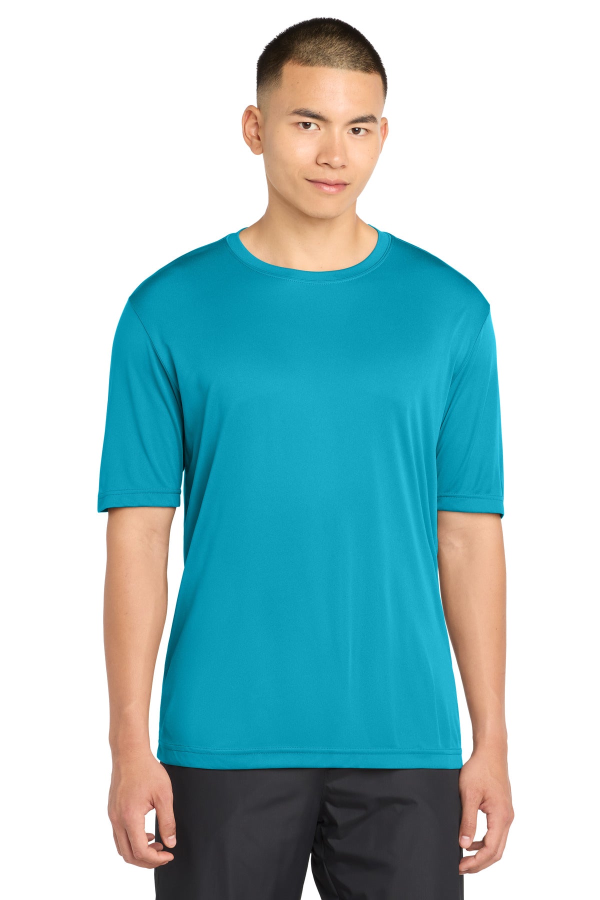Sport-Tek Tall PosiCharge Competitor Tee TST350 - Atomic Blue - Front