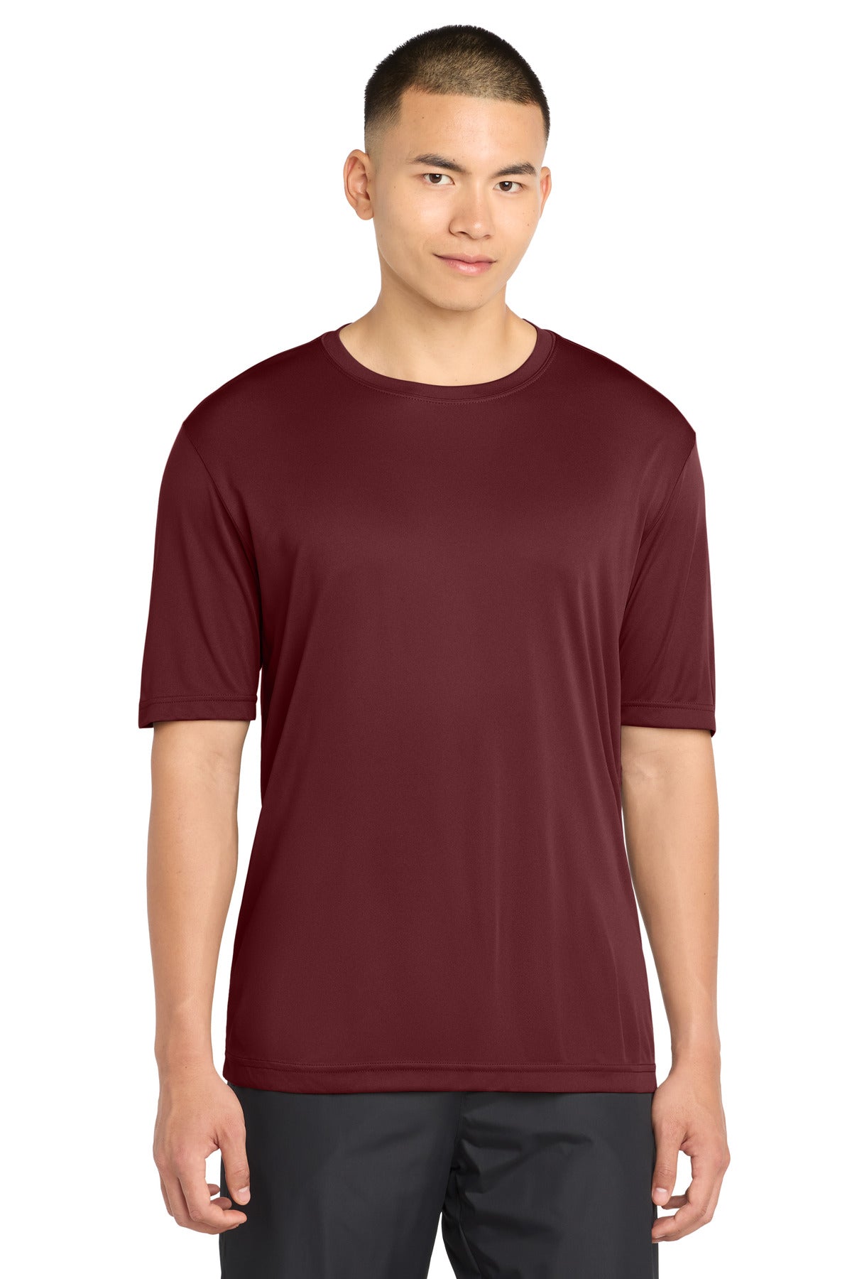 Sport-Tek Tall PosiCharge Competitor Tee TST350 - Cardinal - Front