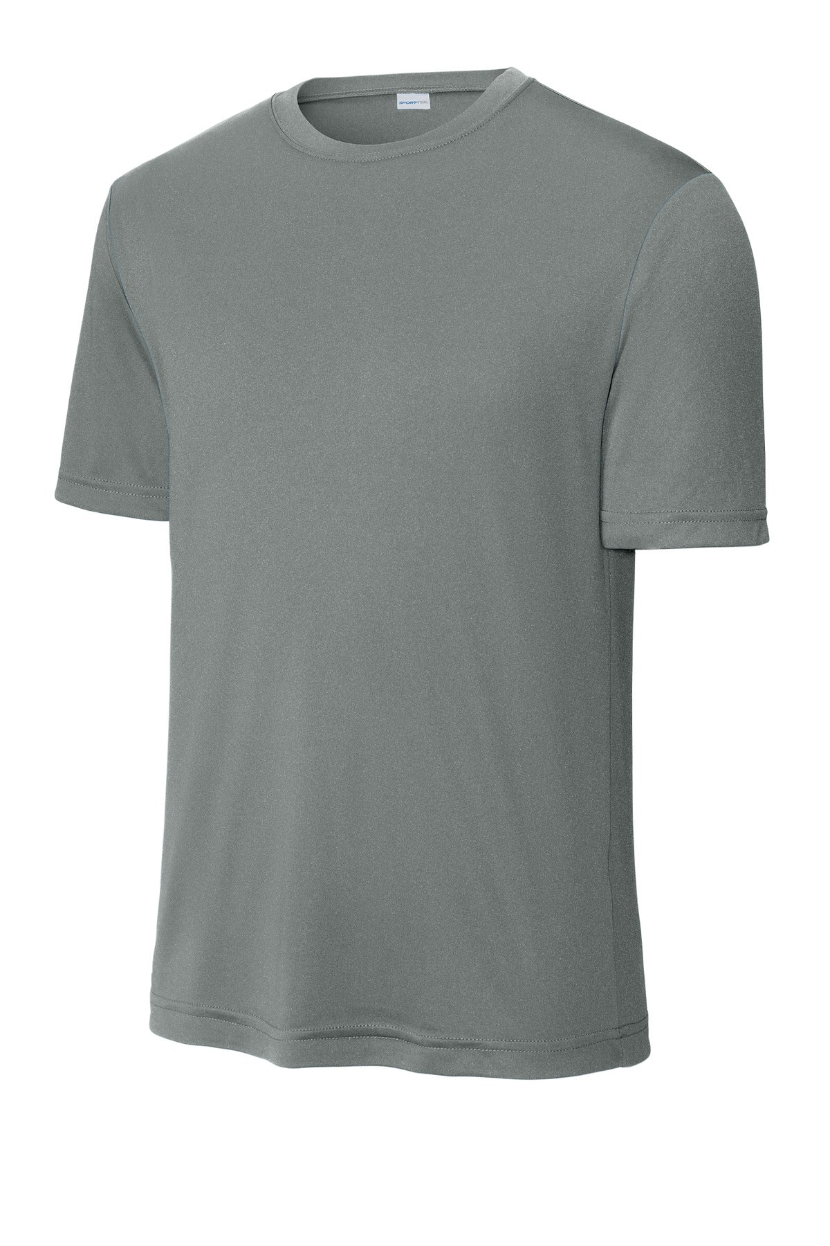 Sport-Tek Tall PosiCharge Competitor Tee TST350 - Grey Concrete - Front (flat)