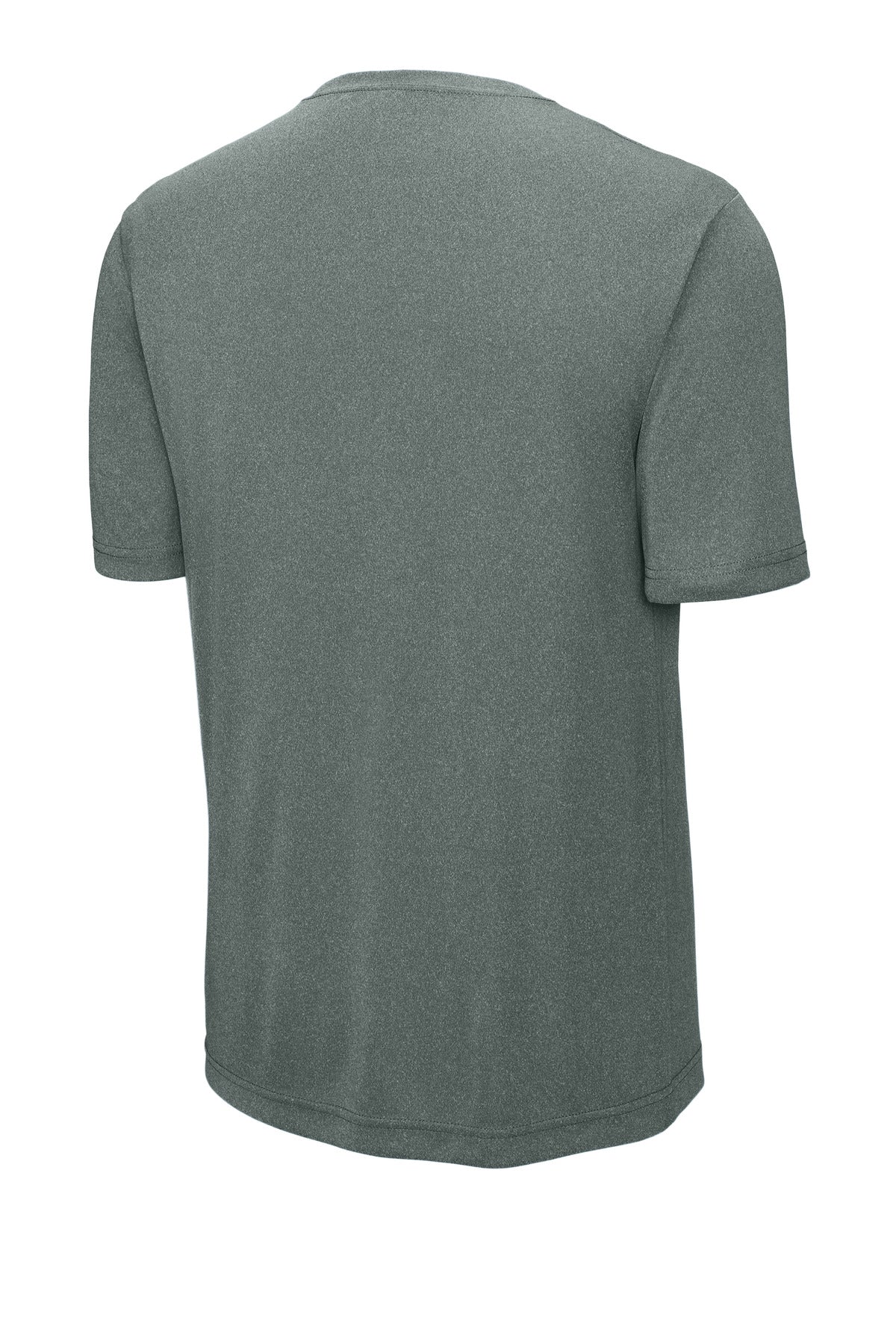 Sport-Tek Tall PosiCharge Competitor Tee TST350 - Grey Concrete Heather - Back (flat)