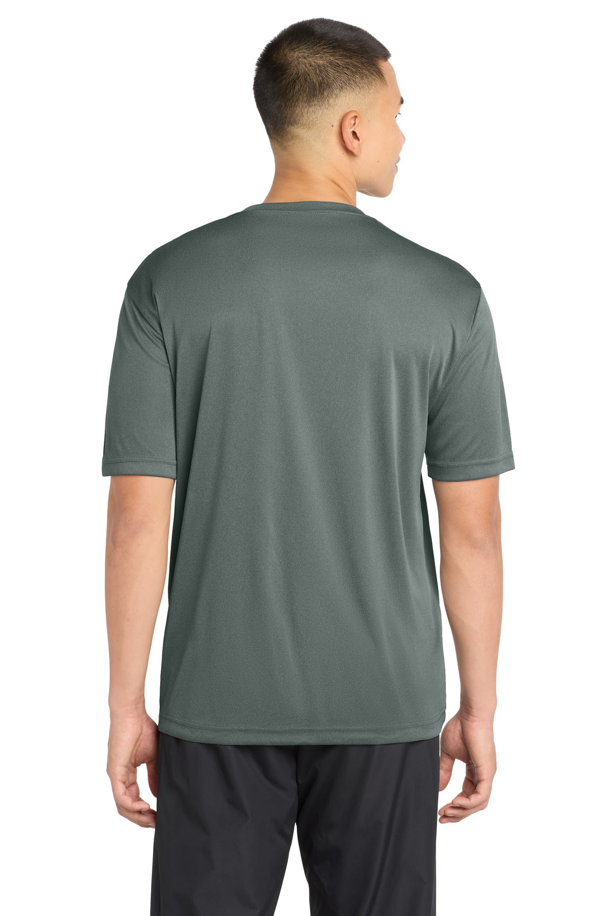 Sport-Tek Tall PosiCharge Competitor Tee TST350 - Grey Concrete Heather - Back