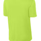 Sport-Tek Tall PosiCharge Competitor Tee TST350 - Lime Shock - Back (flat)