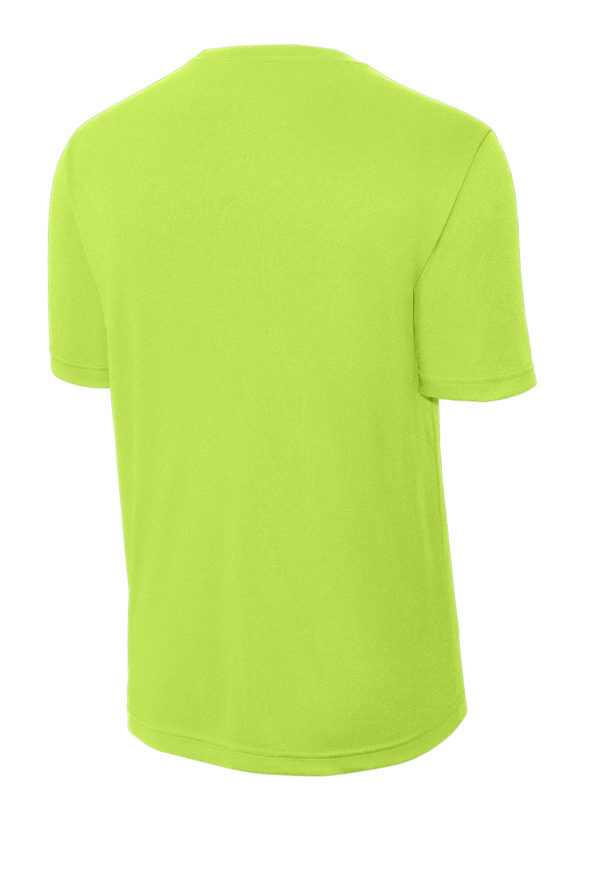 Sport-Tek Tall PosiCharge Competitor Tee TST350 - Lime Shock - Back (flat)