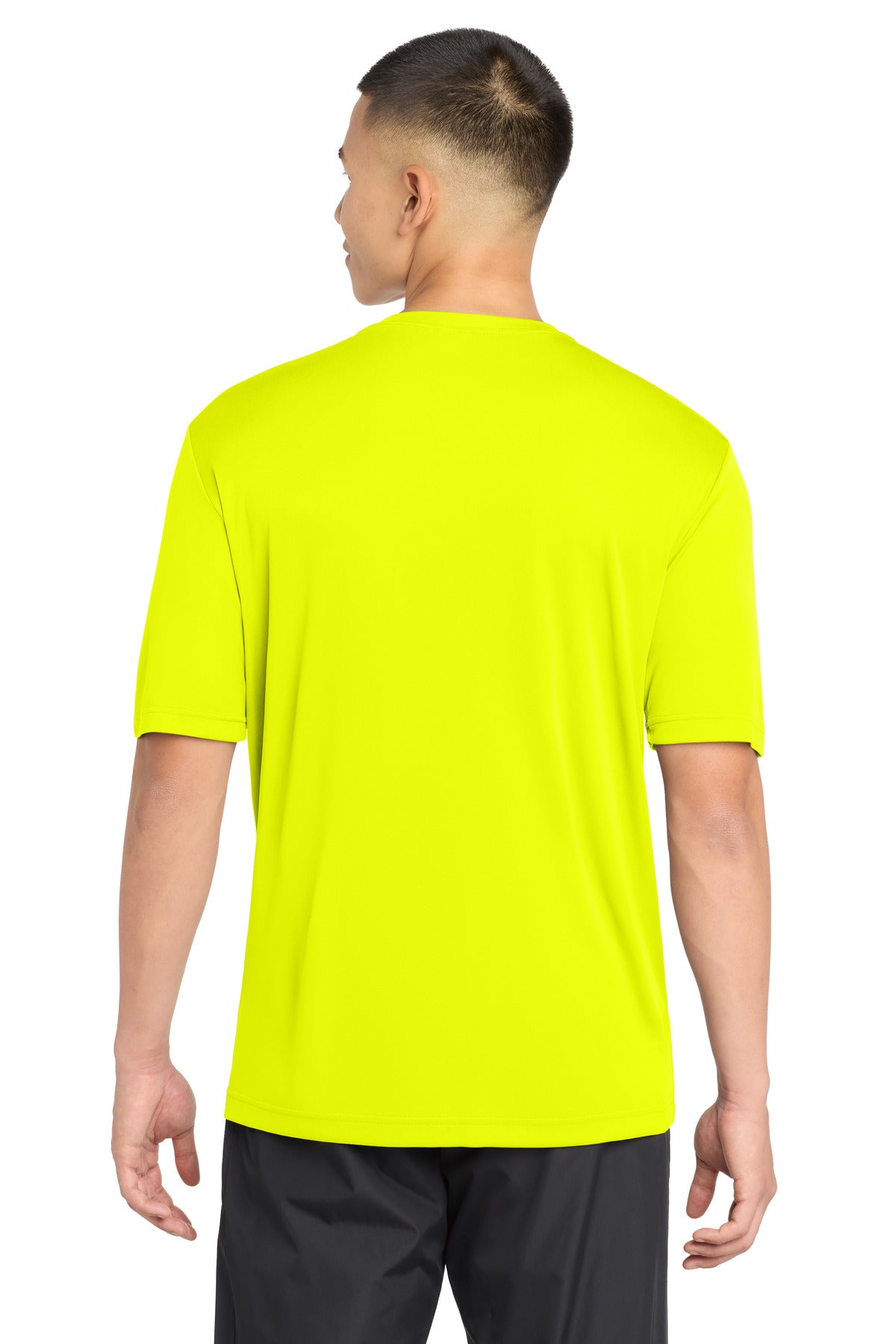 Sport-Tek Tall PosiCharge Competitor Tee TST350 - Neon Yellow - Back