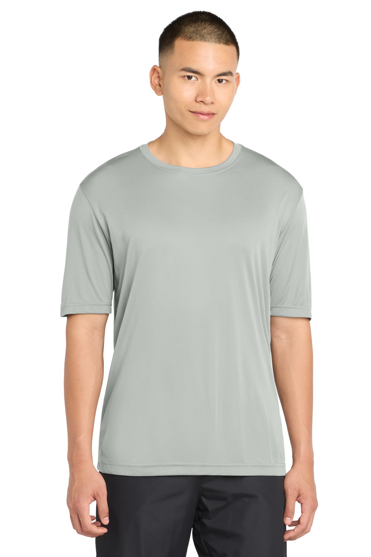 Sport-Tek Tall PosiCharge Competitor Tee TST350 - Silver - Front