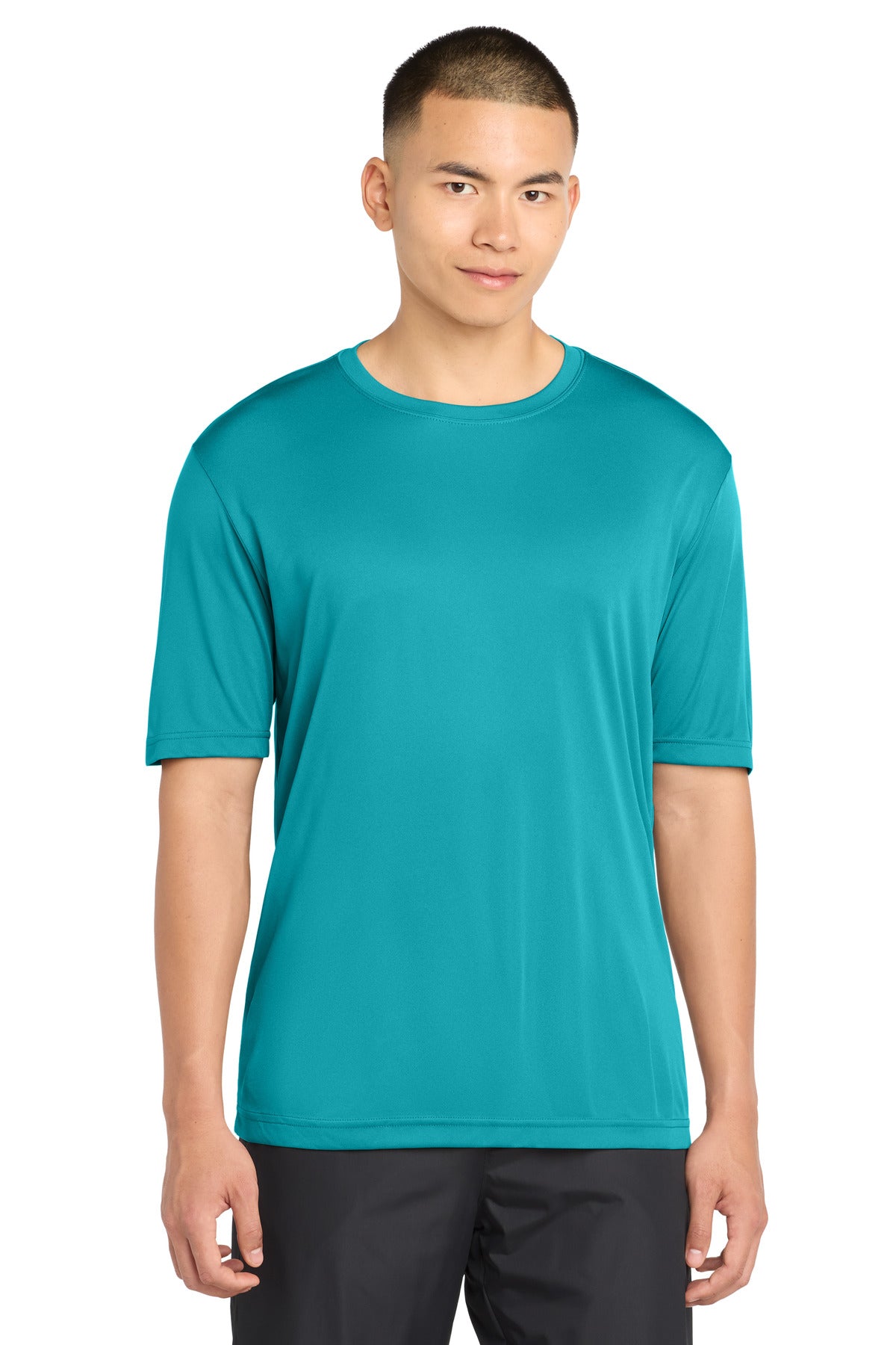 Sport-Tek Tall PosiCharge Competitor Tee TST350 - Tropic Blue - Front