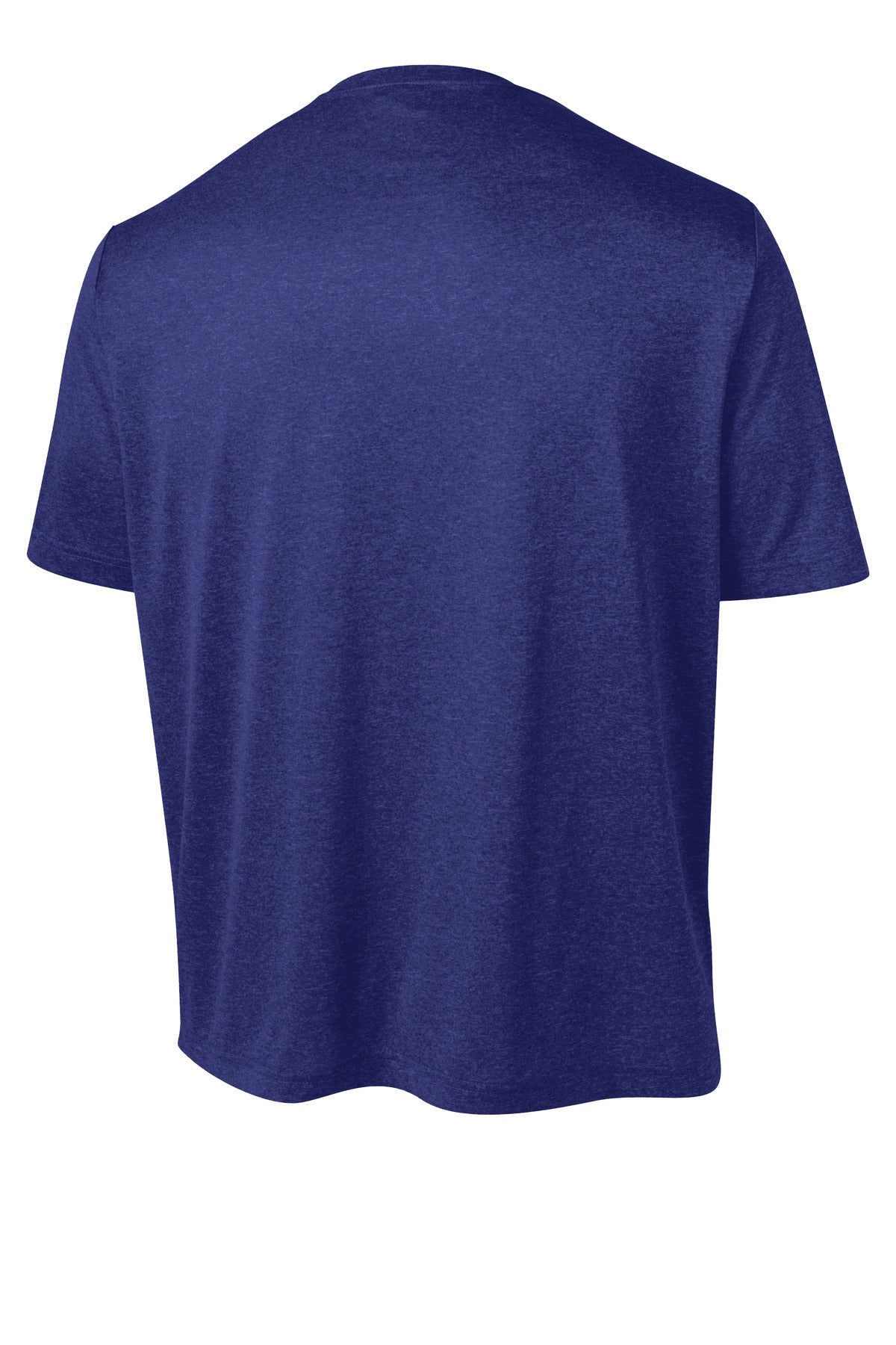 Sport-Tek Tall Heather Contender Tee TST360 - Cobalt Heather - Back (flat)
