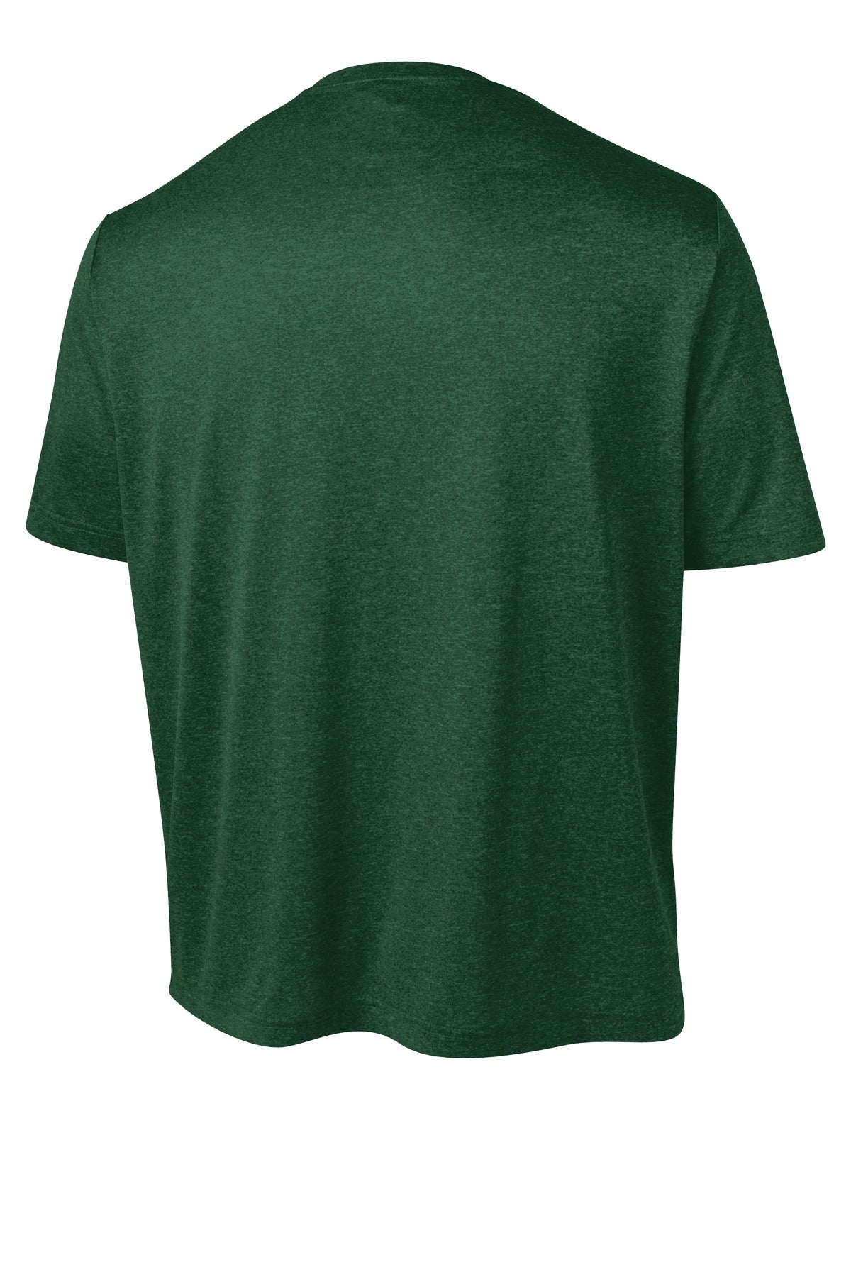 Sport-Tek Tall Heather Contender Tee TST360 - Forest Green Heather - Back (flat)
