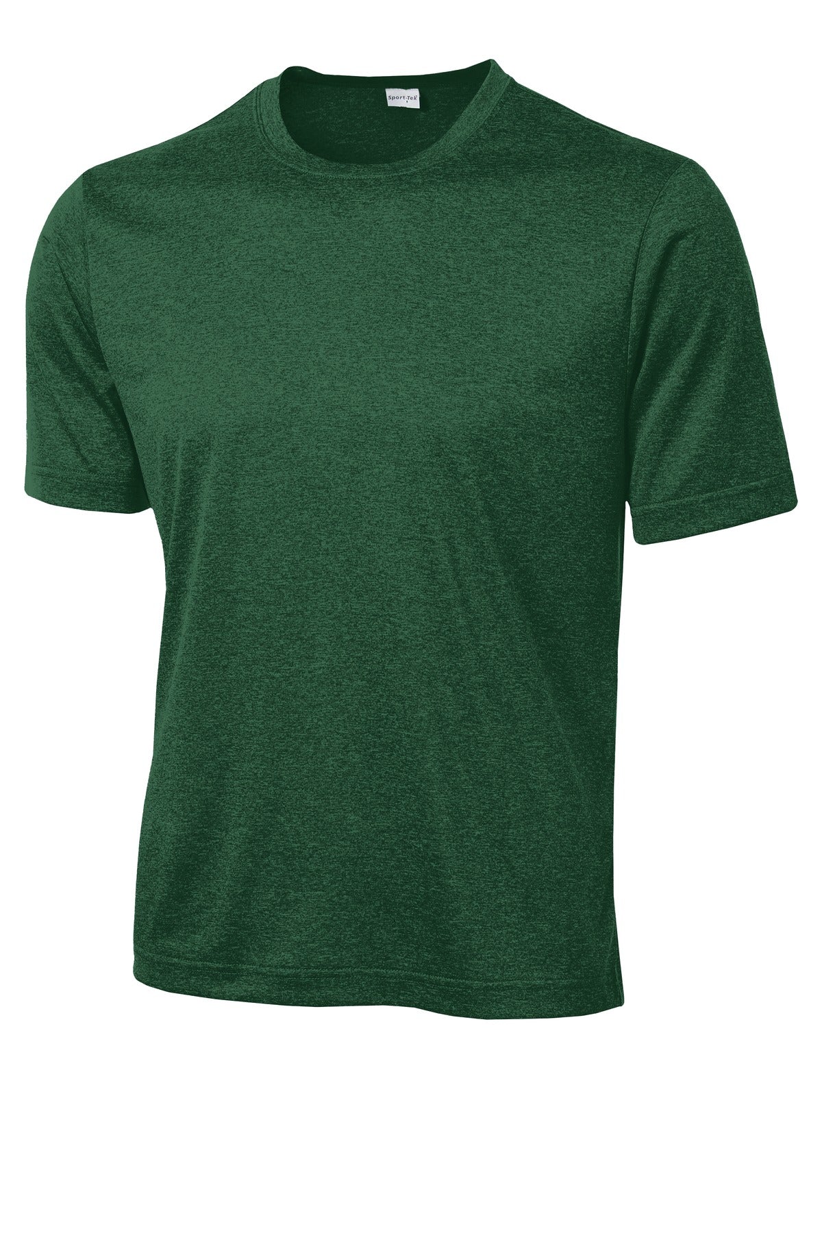 Sport-Tek Tall Heather Contender Tee TST360 - Forest Green Heather - Front (flat)