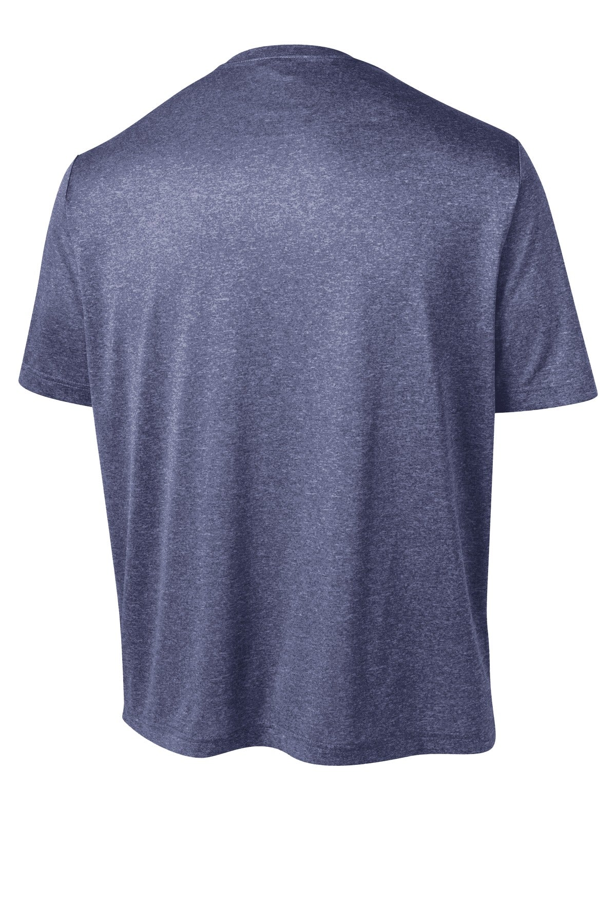 Sport-Tek Tall Heather Contender Tee TST360 - True Navy Heather - Back (flat)