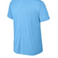 Sport-Tek Youth Competitor United Crew YST100 - Carolina Blue/ White - Back (flat)