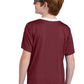 Sport-Tek Youth Competitor United Crew YST100 - Maroon/ White - Back