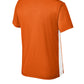 Sport-Tek Youth Competitor United V-Neck YST101 - Deep Orange/ White - Back (flat)