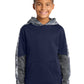 Sport-Tek ®  Youth Sport-Wick ®  Mineral Freeze Fleece Colorblock Hooded Pullover. YST231