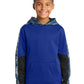 Sport-Tek ®  Youth Sport-Wick ®  Mineral Freeze Fleece Colorblock Hooded Pullover. YST231