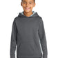 Sport-Tek ®  Youth Sport-Wick ®  CamoHex Fleece Colorblock Hooded Pullover.  YST239