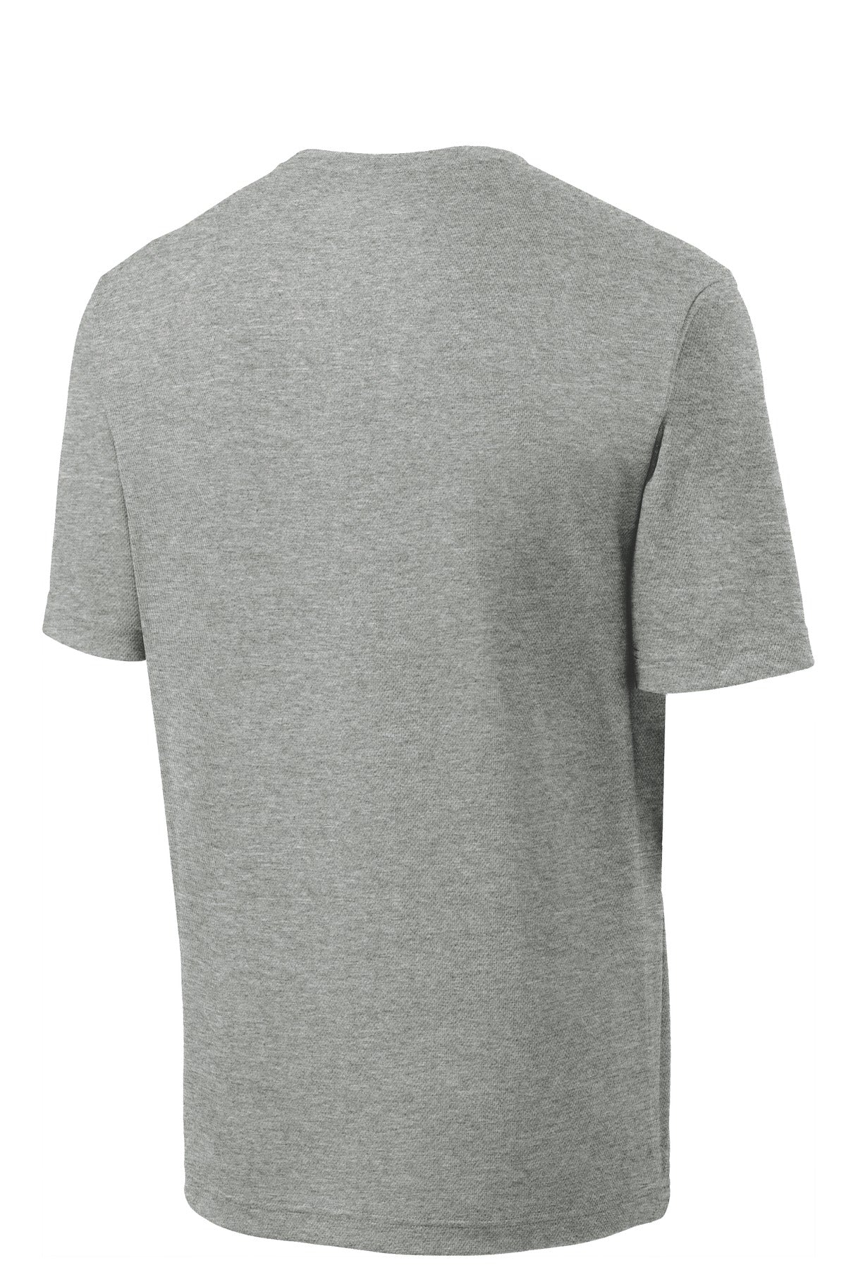 Sport-Tek Youth PosiCharge RacerMesh Tee YST340 - Grey Heather - Back (flat)