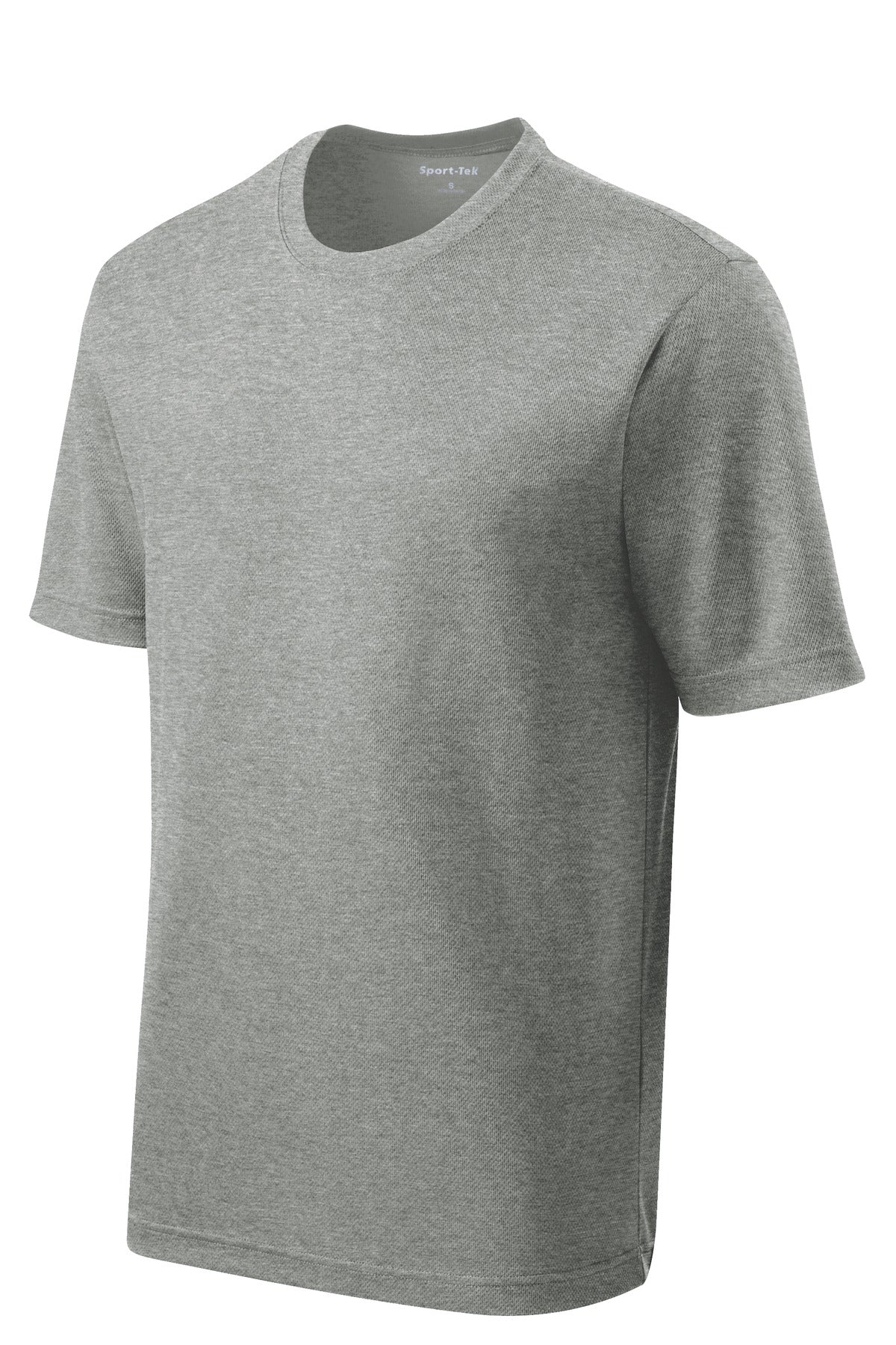 Sport-Tek Youth PosiCharge RacerMesh Tee YST340 - Grey Heather - Front (flat)