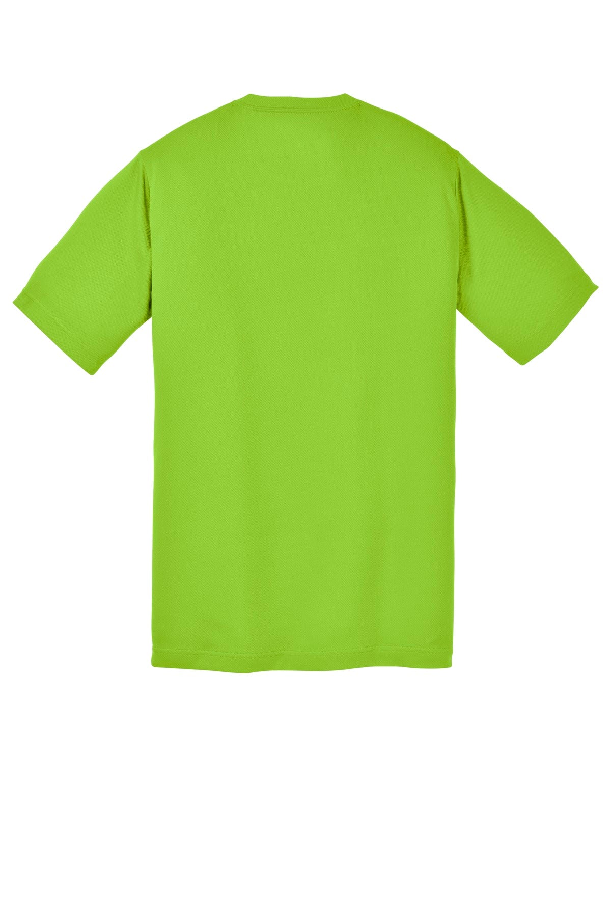 Sport-Tek Youth PosiCharge RacerMesh Tee YST340 - Neon Green - Back (flat)