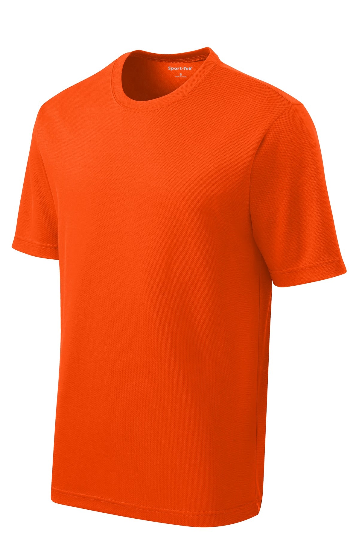 Sport-Tek Youth PosiCharge RacerMesh Tee YST340 - Neon Orange - Front (flat)