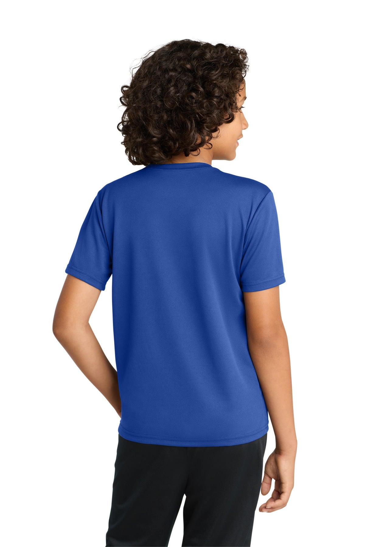 Sport-Tek Youth PosiCharge RacerMesh Tee YST340 - True Royal - Back