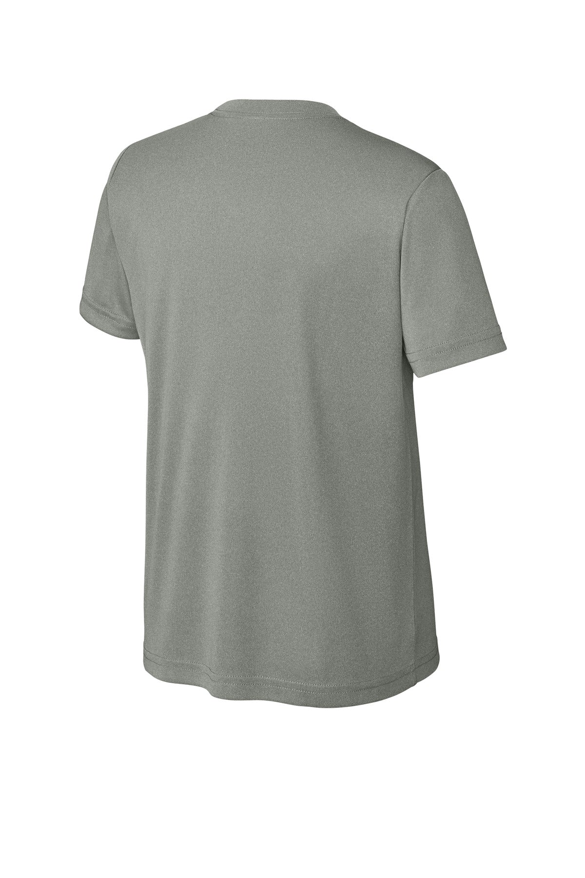 Sport-Tek Youth PosiCharge Competitor Tee YST350 - Grey Concrete Heather - Back (flat)