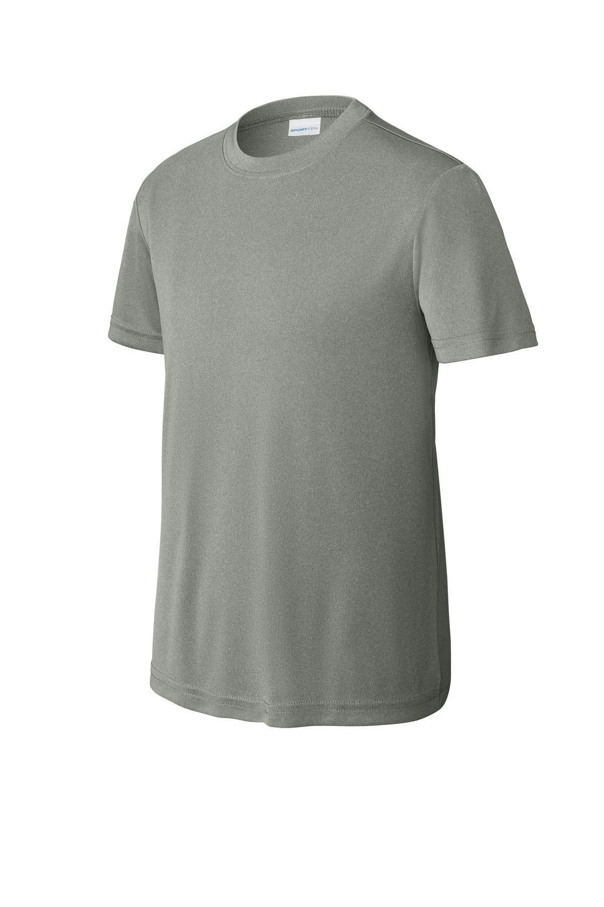 Sport-Tek Youth PosiCharge Competitor Tee YST350 - Grey Concrete Heather - Front (flat)