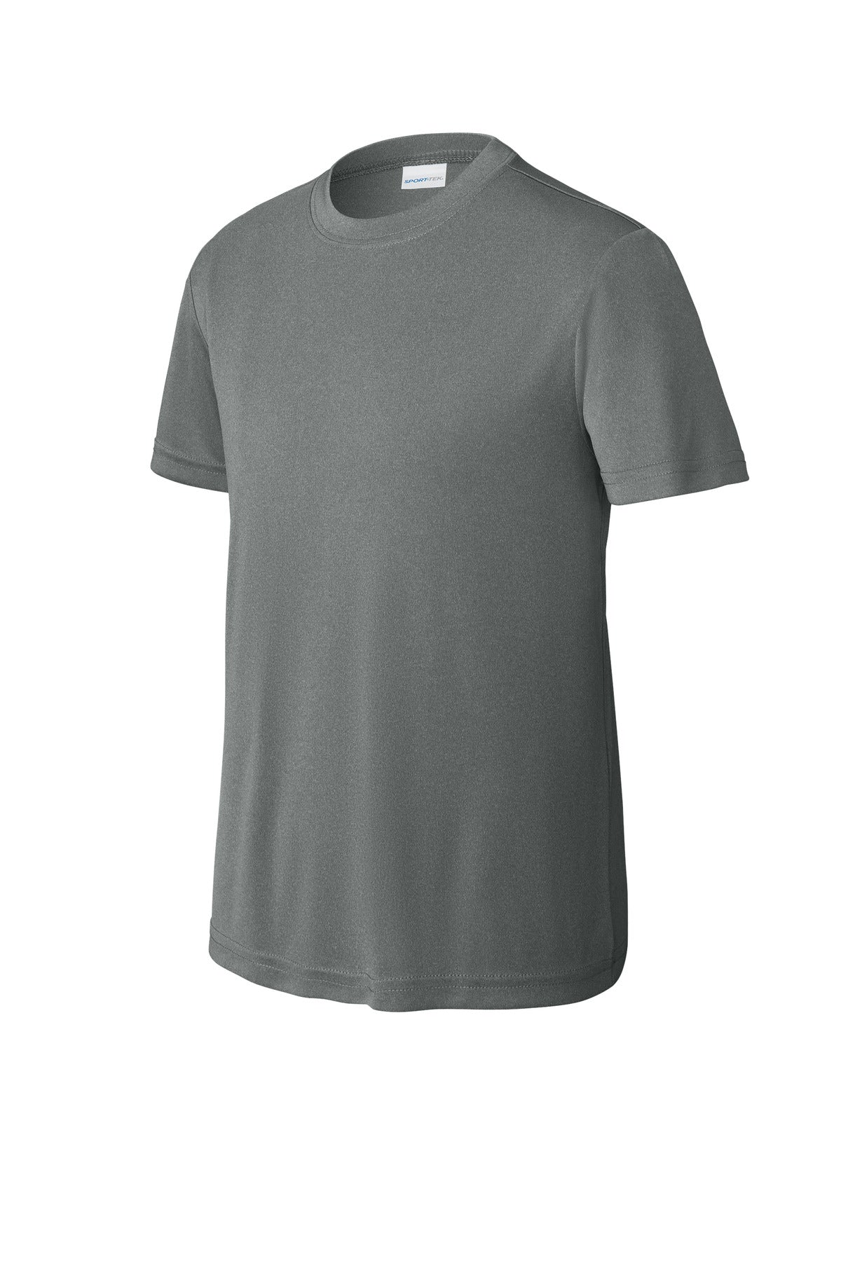 Sport-Tek Youth PosiCharge Competitor Tee YST350 - Iron Grey Heather - Front (flat)
