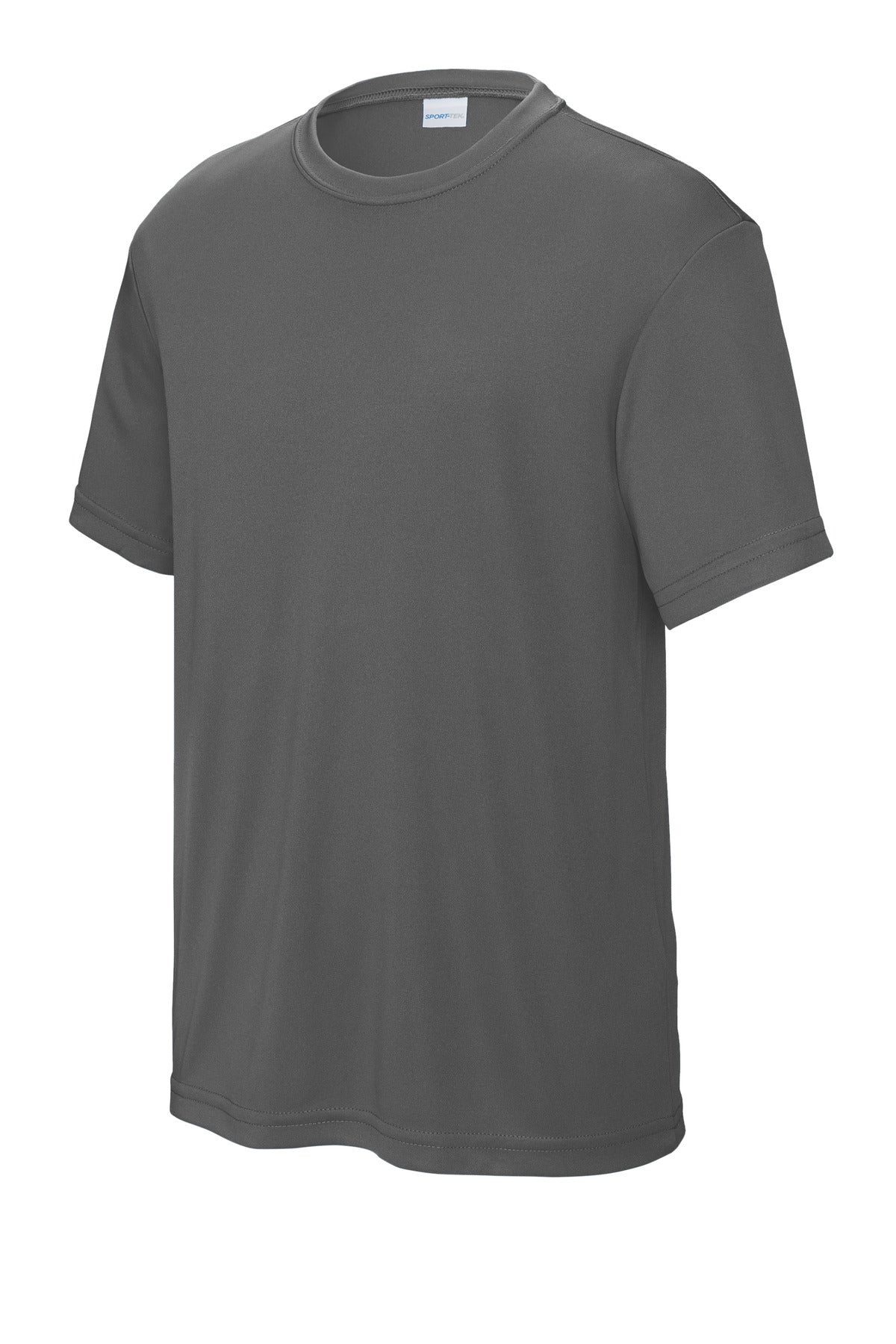 Sport-Tek Youth PosiCharge Competitor Tee YST350 - Iron Grey - Front (flat)