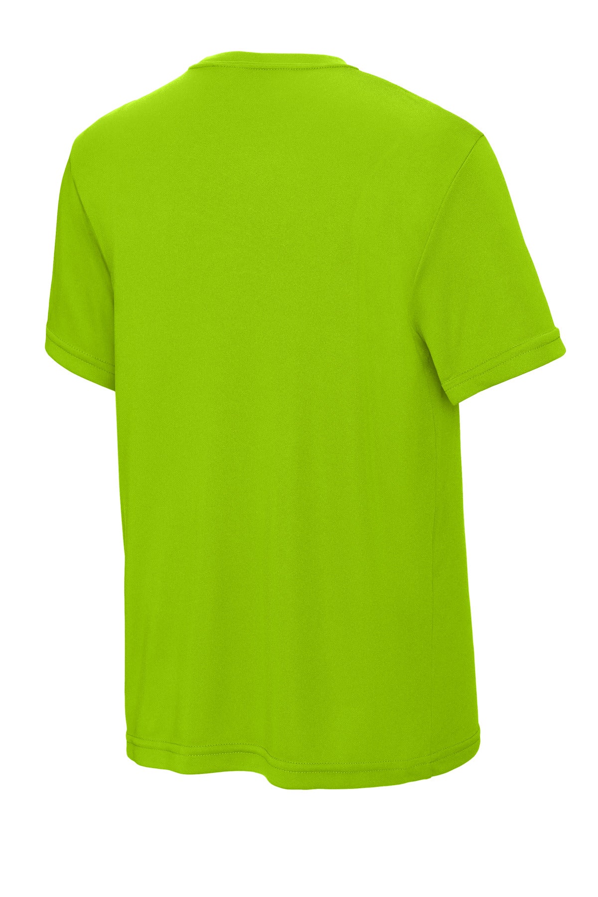 Sport-Tek Youth PosiCharge Competitor Tee YST350 - Lime Shock - Back (flat)