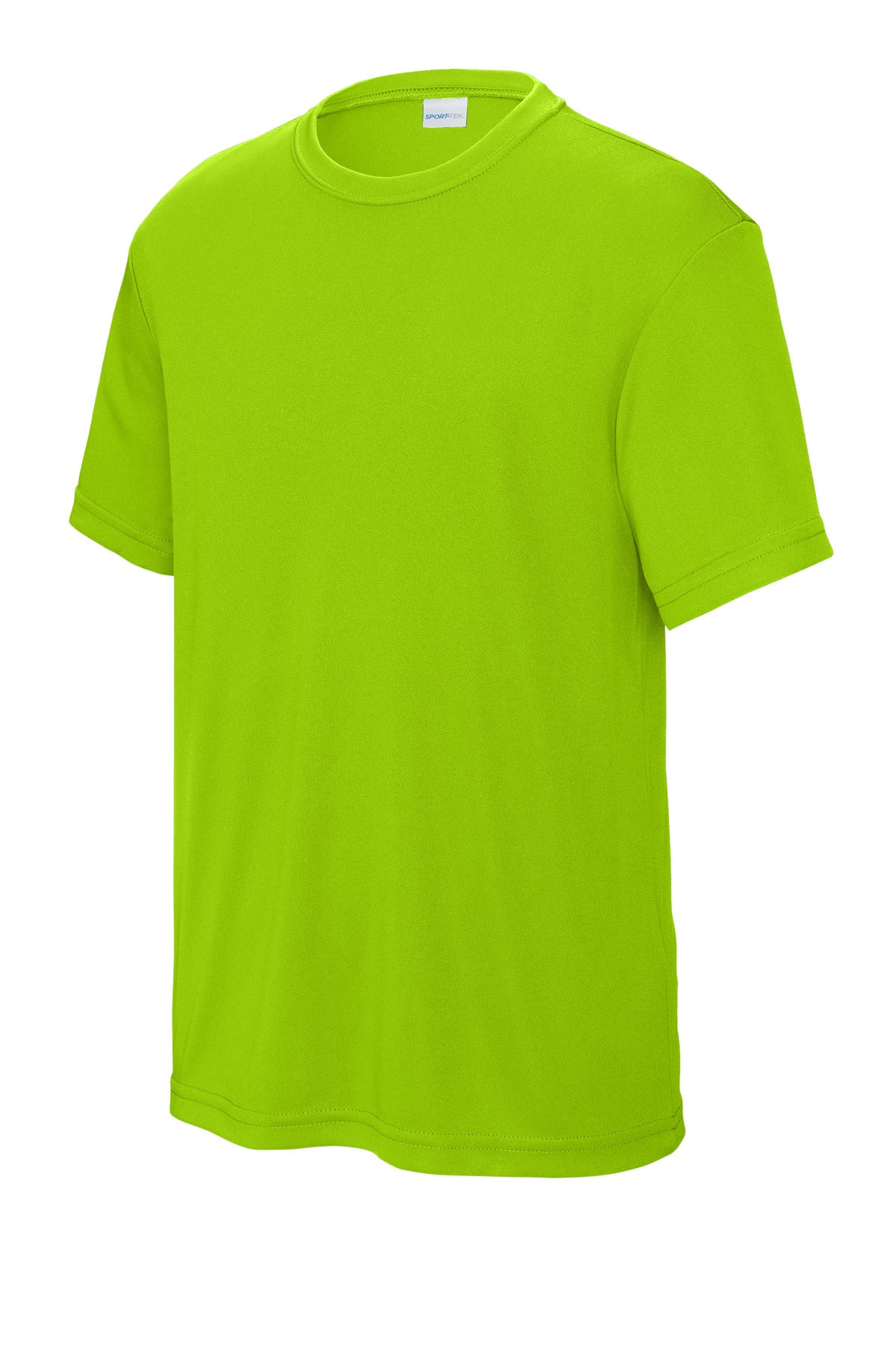 Sport-Tek Youth PosiCharge Competitor Tee YST350 - Lime Shock - Front (flat)