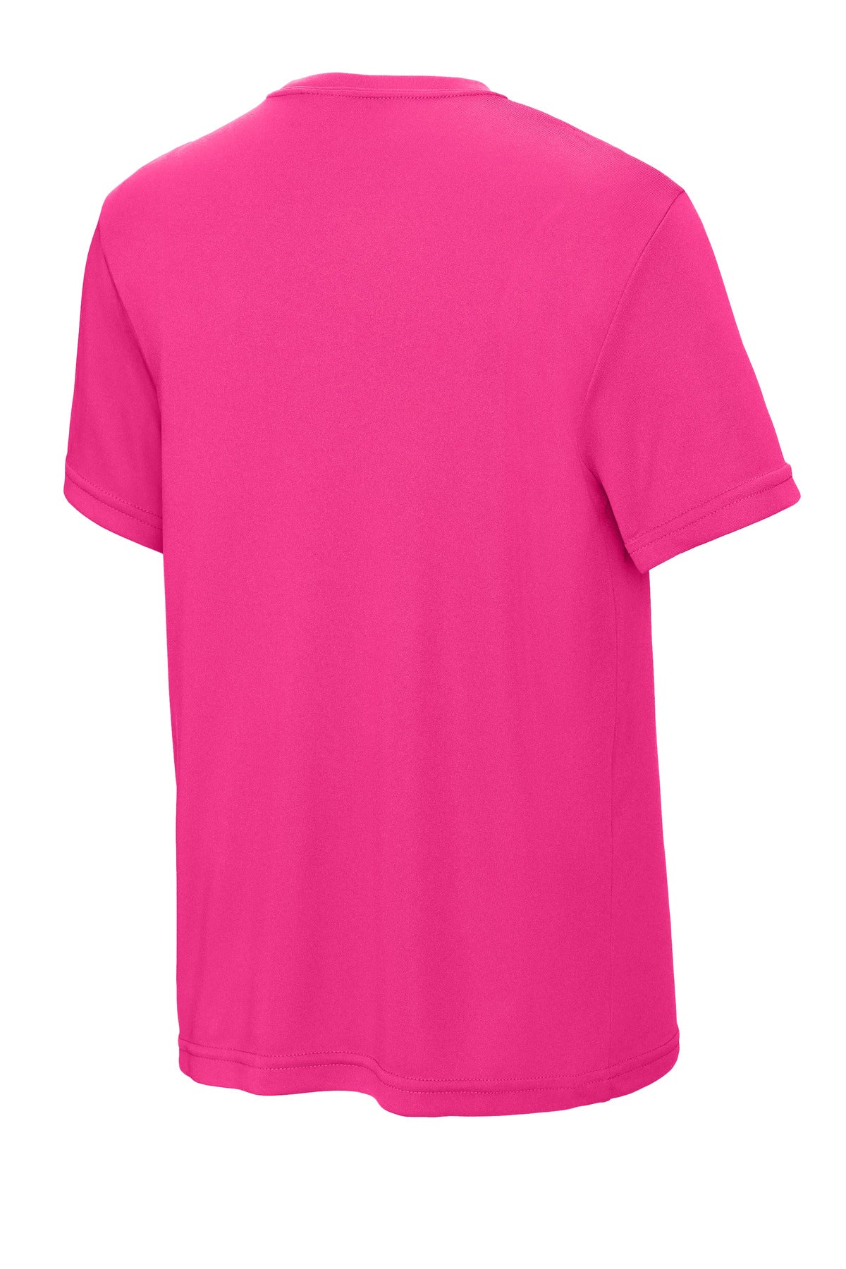 Sport-Tek Youth PosiCharge Competitor Tee YST350 - Neon Pink - Back (flat)
