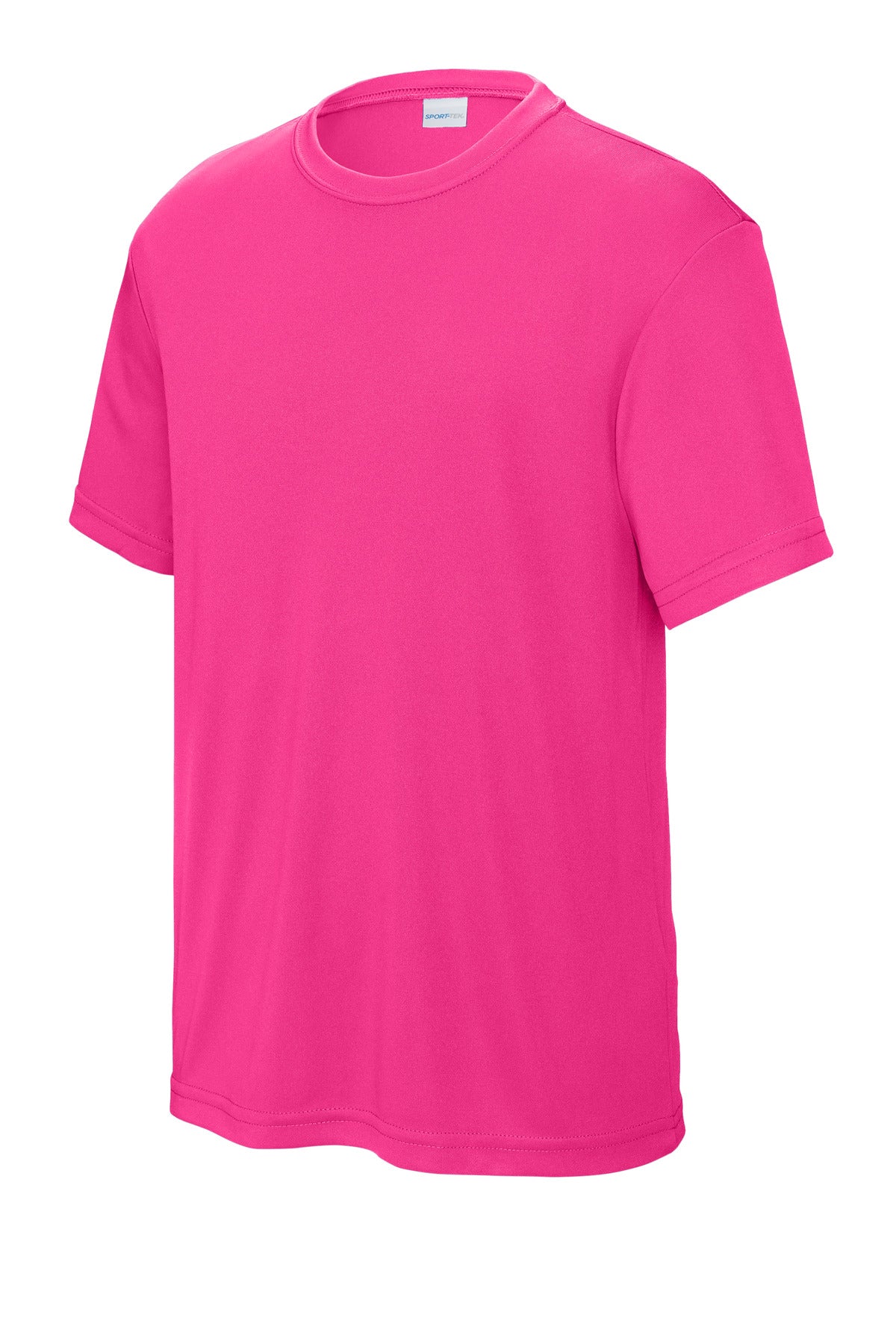 Sport-Tek Youth PosiCharge Competitor Tee YST350 - Neon Pink - Front (flat)