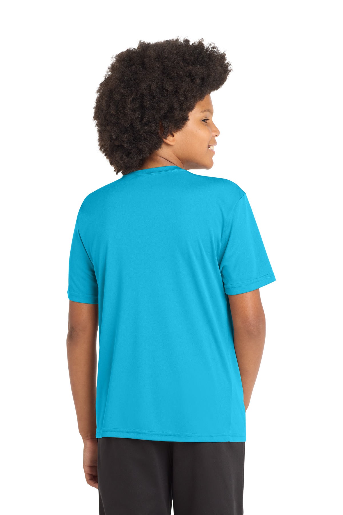 Sport-Tek Youth PosiCharge Competitor Tee YST350 - Atomic Blue - Back