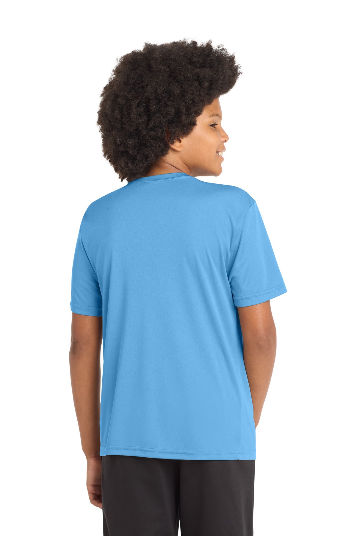 Sport-Tek Youth PosiCharge Competitor Tee YST350 - Carolina Blue - Back