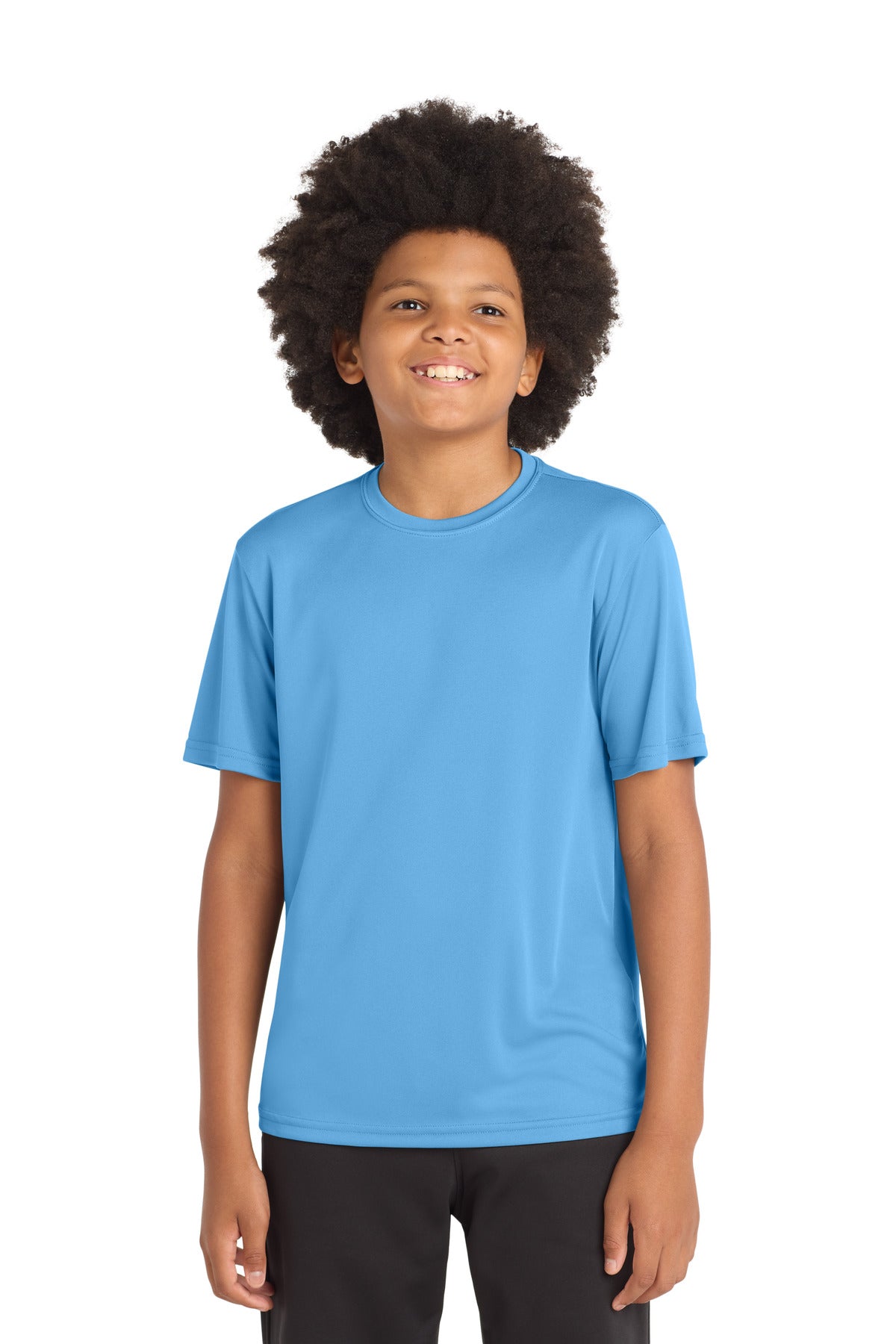 Sport-Tek Youth PosiCharge Competitor Tee YST350 - Carolina Blue - Front