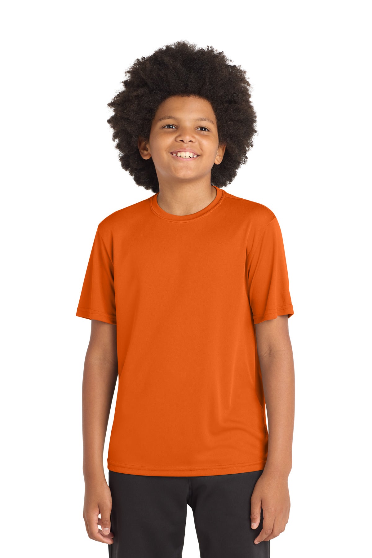 Sport-Tek Youth PosiCharge Competitor Tee YST350 - Deep Orange - Front
