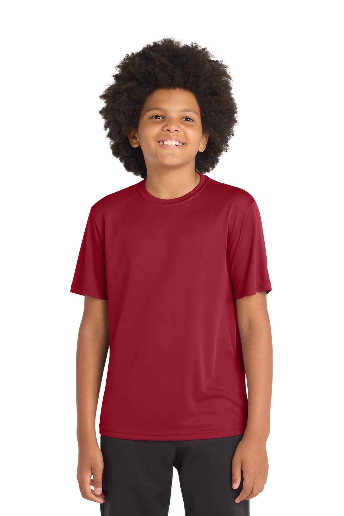 Sport-Tek Youth PosiCharge Competitor Tee YST350 - Deep Red - Front