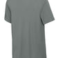 Sport-Tek Youth PosiCharge Competitor Tee YST350 - Grey Concrete - Back (flat)