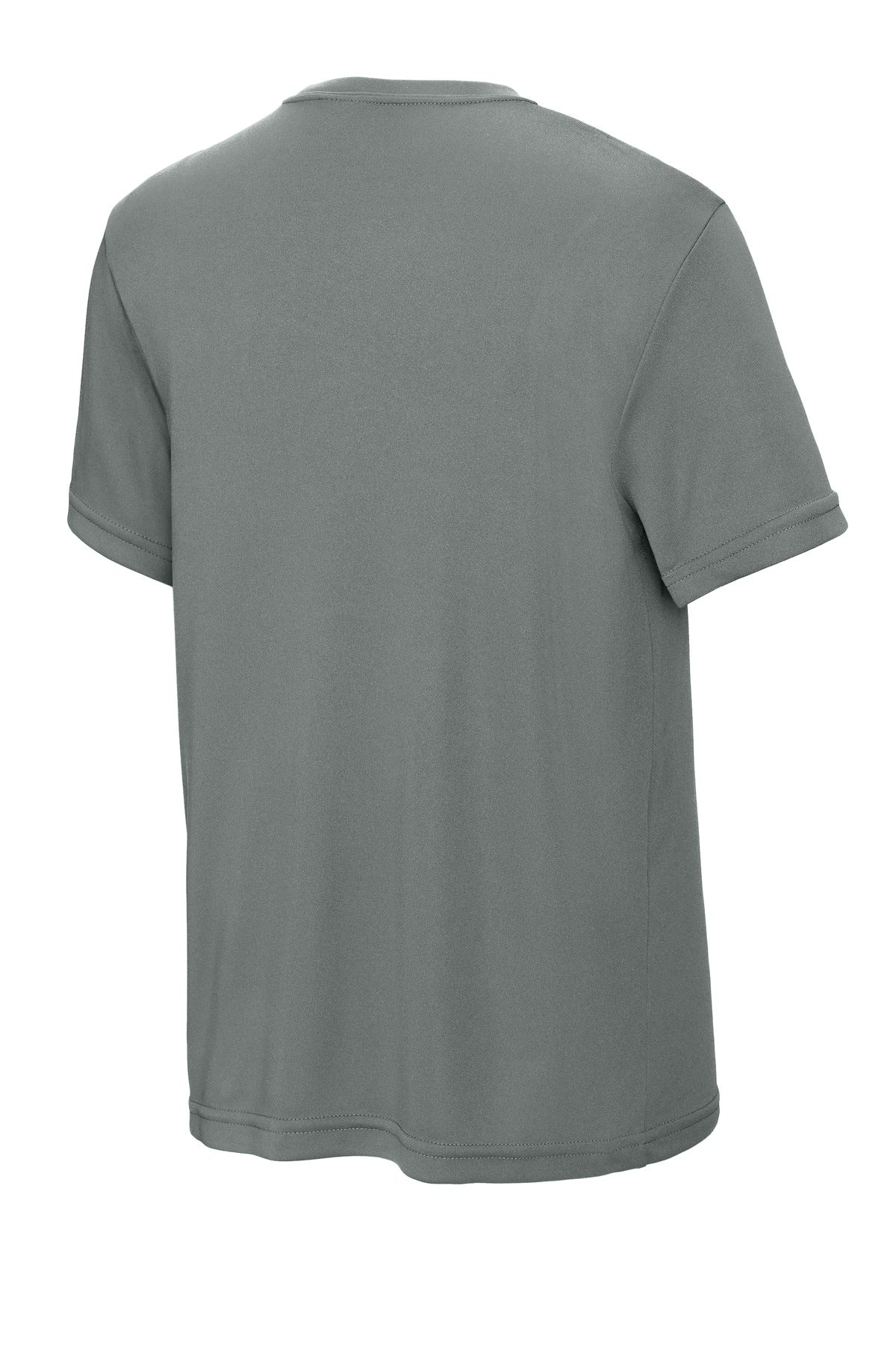 Sport-Tek Youth PosiCharge Competitor Tee YST350 - Grey Concrete - Back (flat)