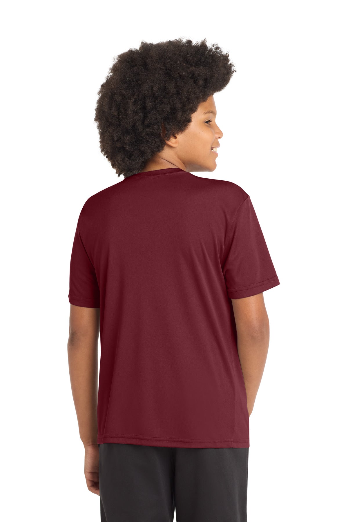 Sport-Tek Youth PosiCharge Competitor Tee YST350 - Maroon - Back