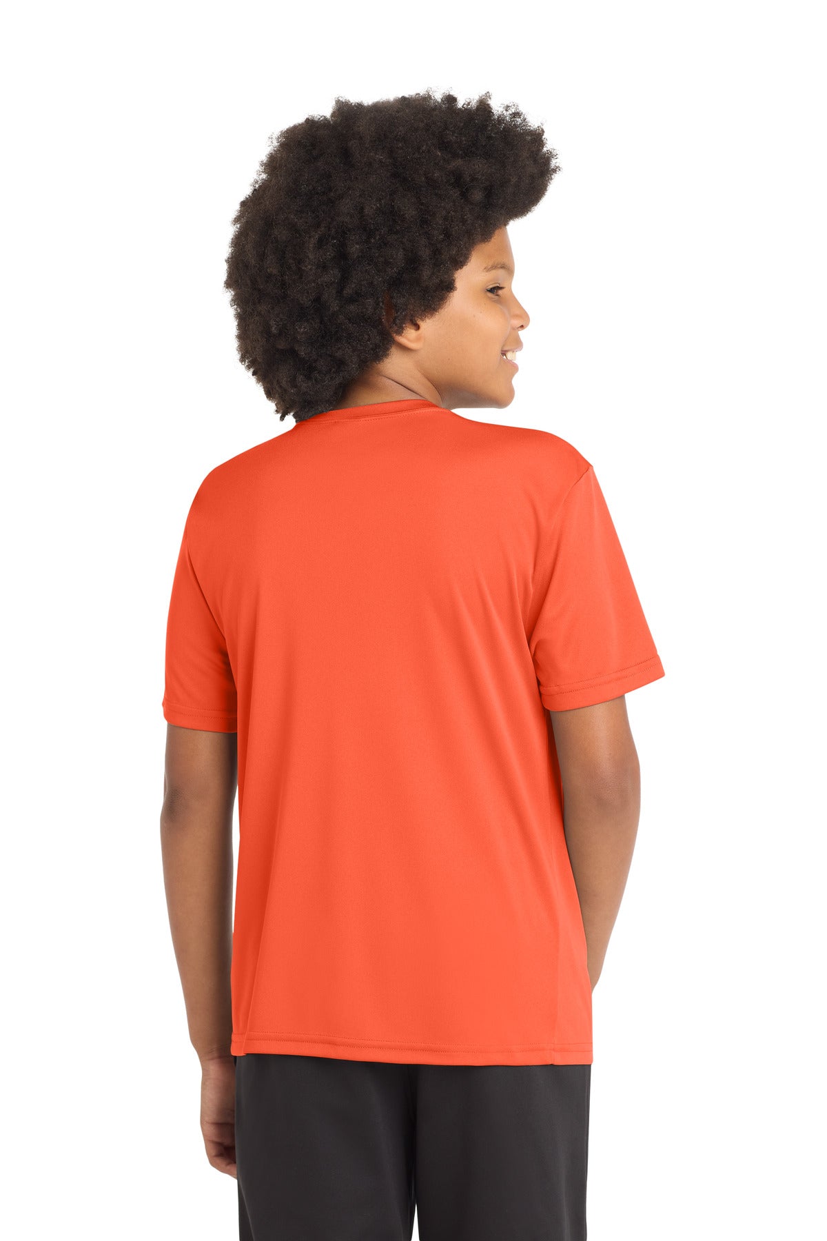 Sport-Tek Youth PosiCharge Competitor Tee YST350 - Neon Orange - Back