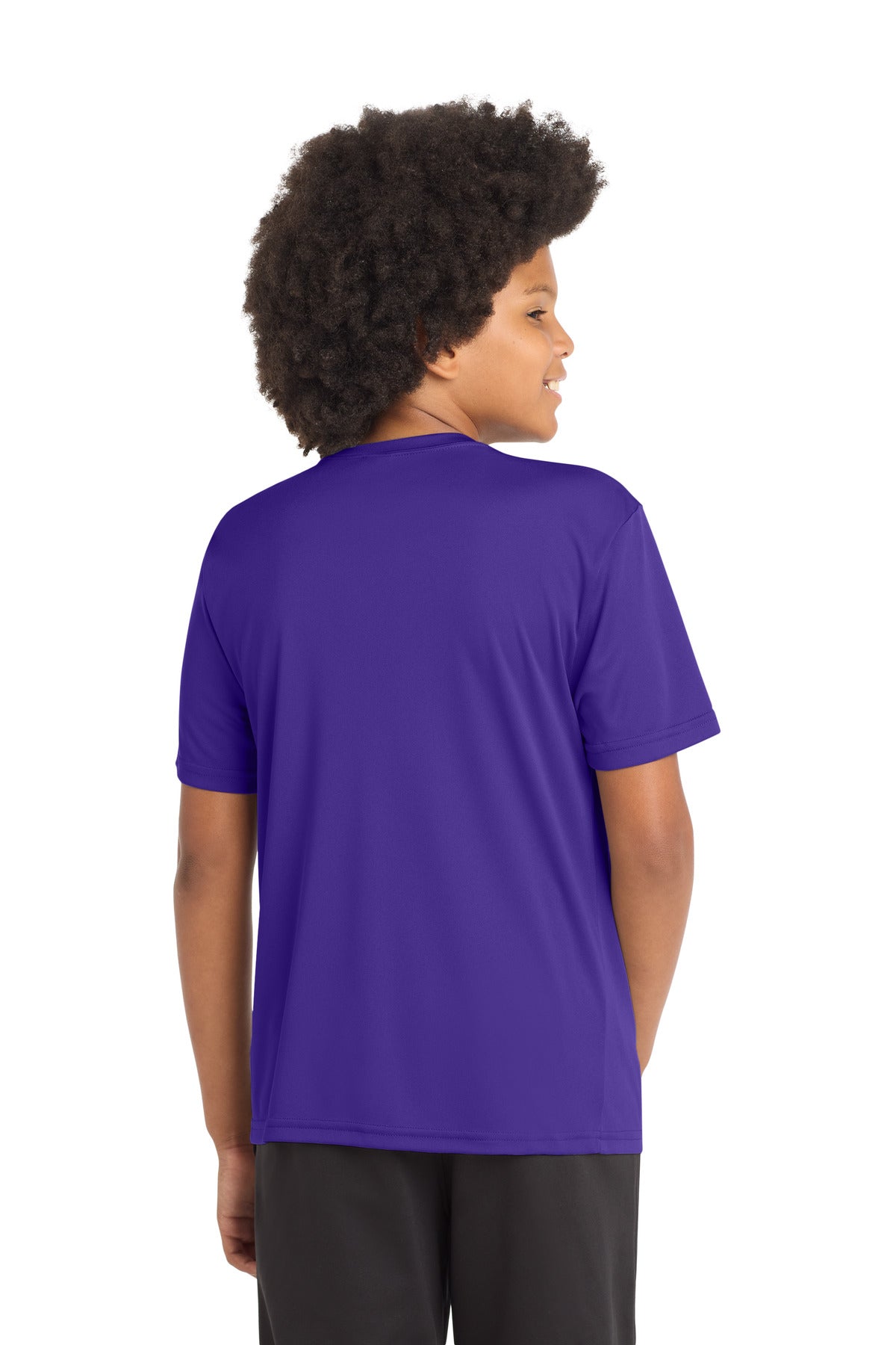 Sport-Tek Youth PosiCharge Competitor Tee YST350 - Purple - Back