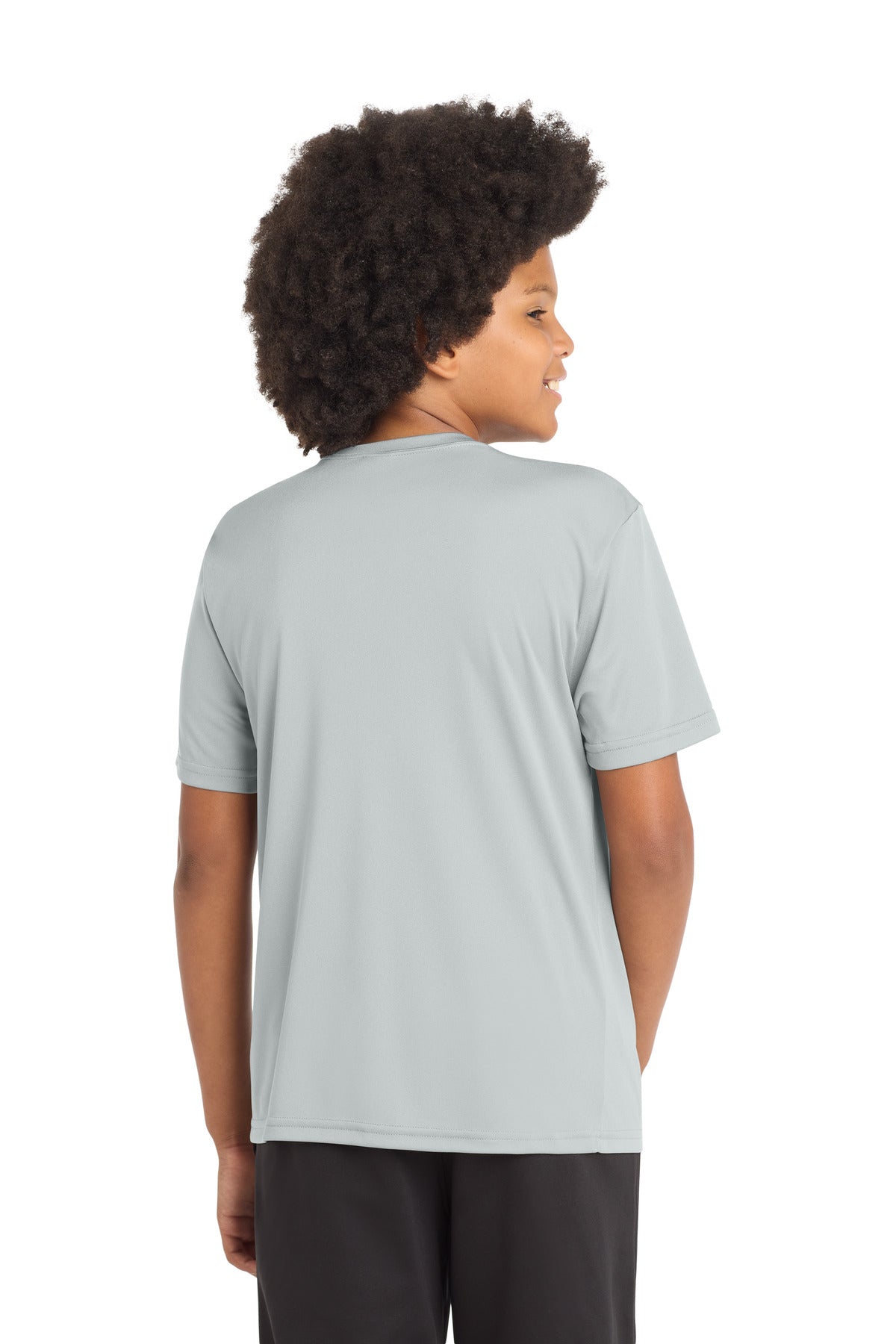 Sport-Tek Youth PosiCharge Competitor Tee YST350 - Silver - Back