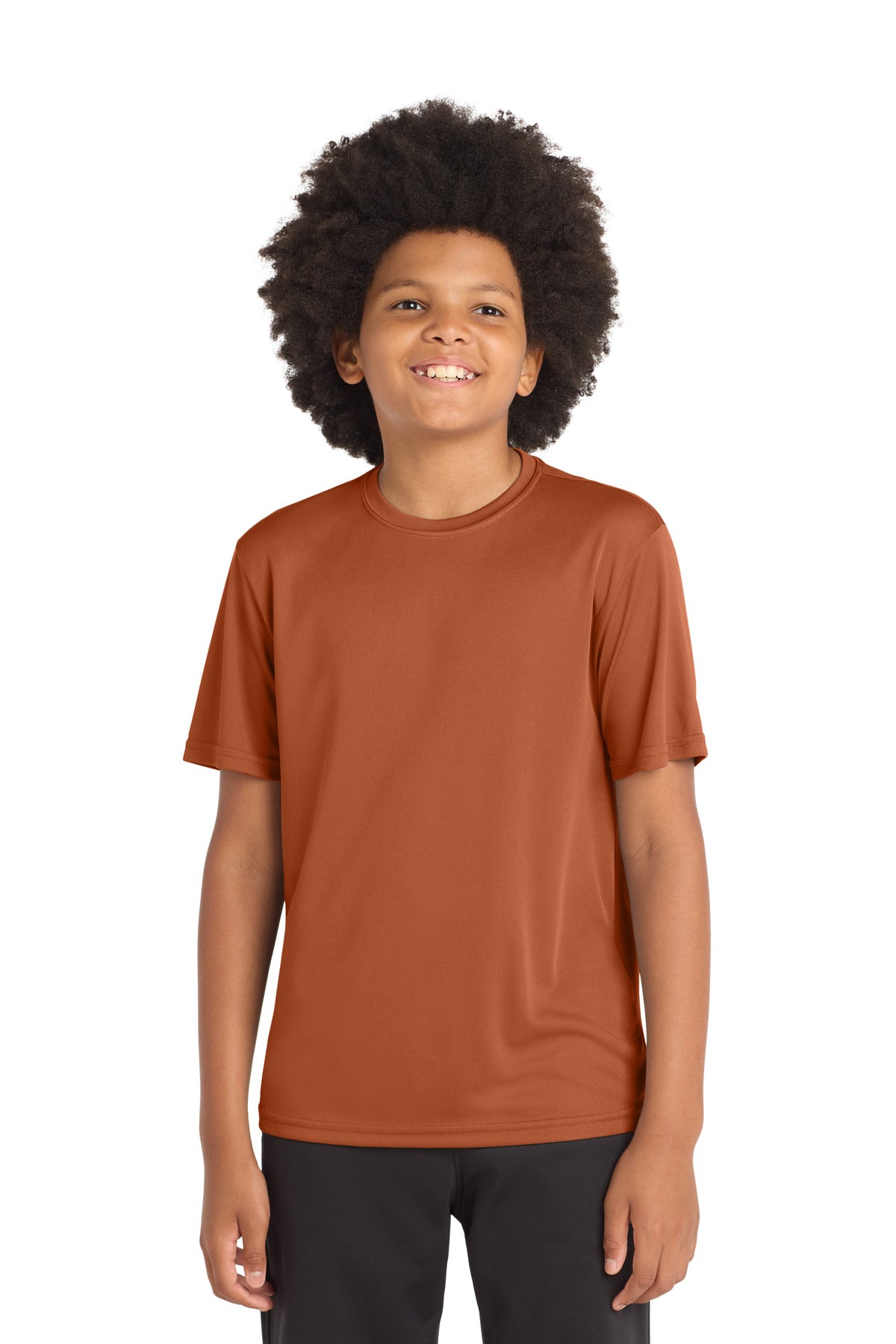 Sport-Tek Youth PosiCharge Competitor Tee YST350 - Texas Orange - Front