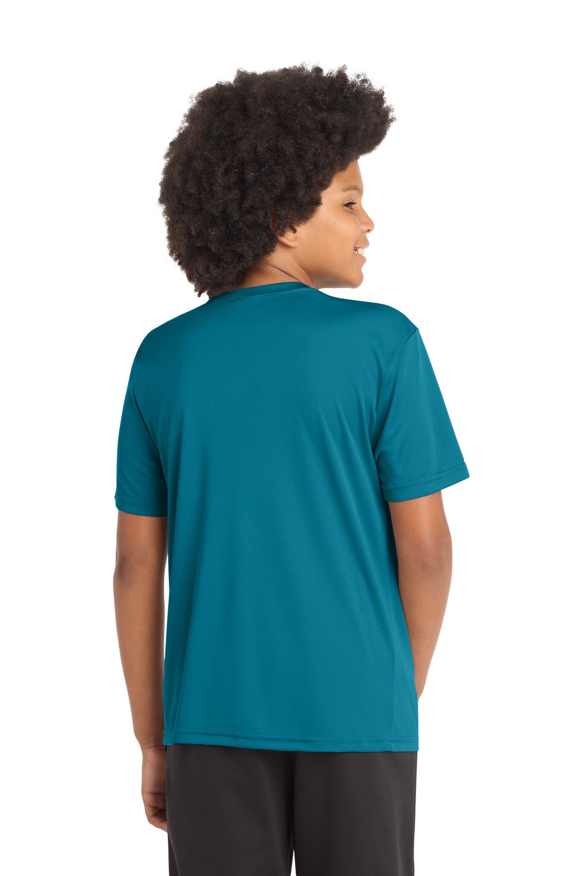 Sport-Tek Youth PosiCharge Competitor Tee YST350 - Tropic Blue - Back