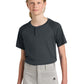 Sport-Tek ®  Youth PosiCharge ®  Competitor ™  2-Button Henley YST359