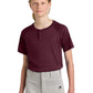Sport-Tek ®  Youth PosiCharge ®  Competitor ™  2-Button Henley YST359